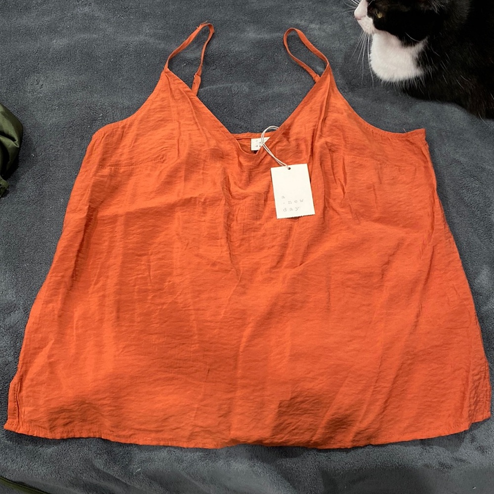 Spaghetti strap top.  Brand new. Rayon blend.